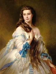 Retrato de Madame Rimsky-Korsakov (1833-1878) Nee Varvara Dmitrievna Mergassov, 1864